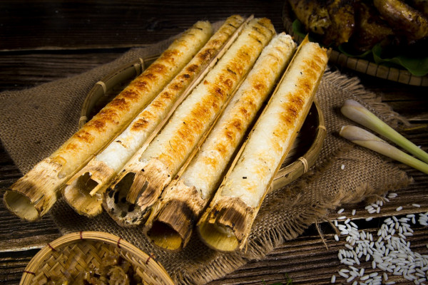 riso-appiccicoso-in-bambu