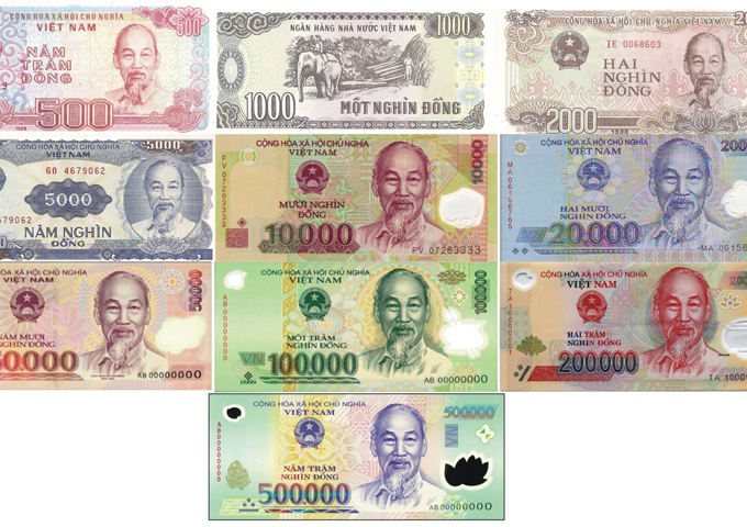 La valuta del Vietnam è Vietnam Dong (VND)