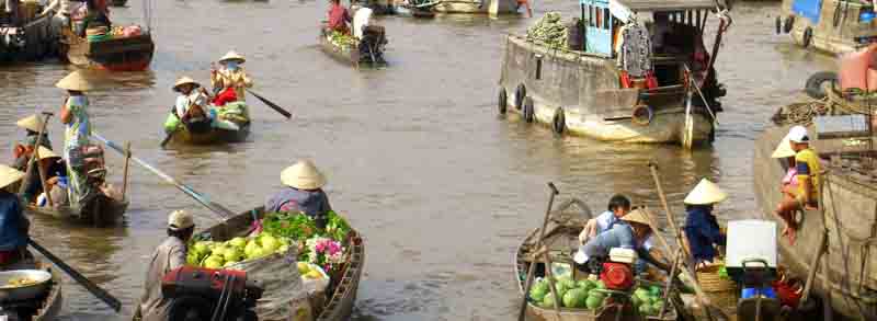  Il mercato galleggiante di Cai Rang